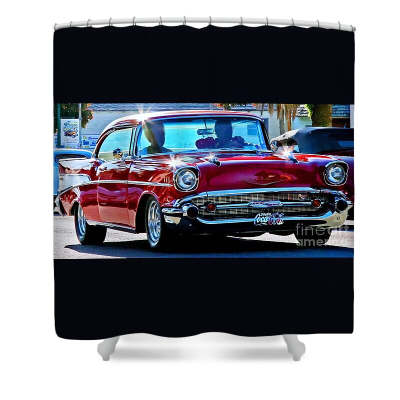 Cars Shower Curtain featuring the photograph Classic Chevrolet by Tap On Photo