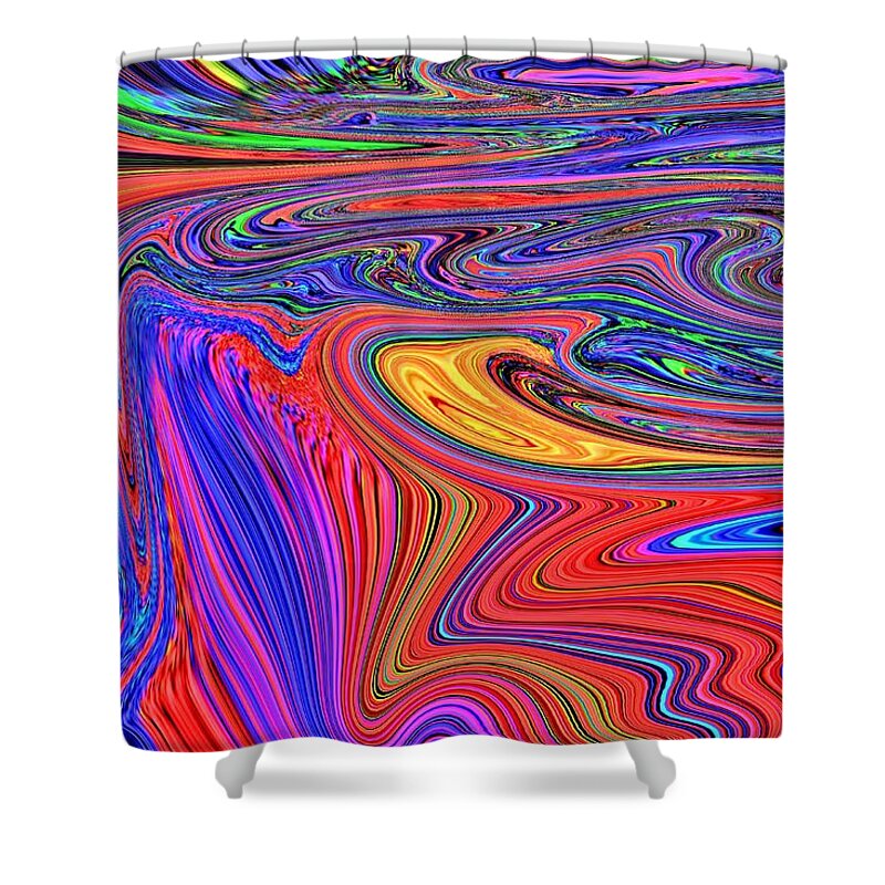 3d Shower Curtain featuring the photograph Cloister by Nick David