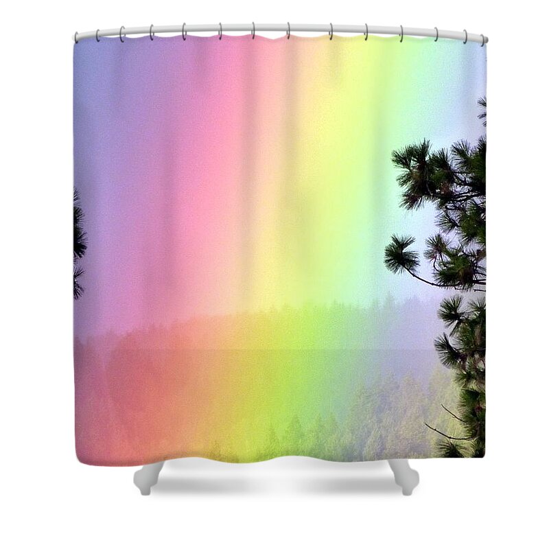 Close To The Pot Of Gold Shower Curtain featuring the photograph Close To The Pot Of Gold by Will Borden