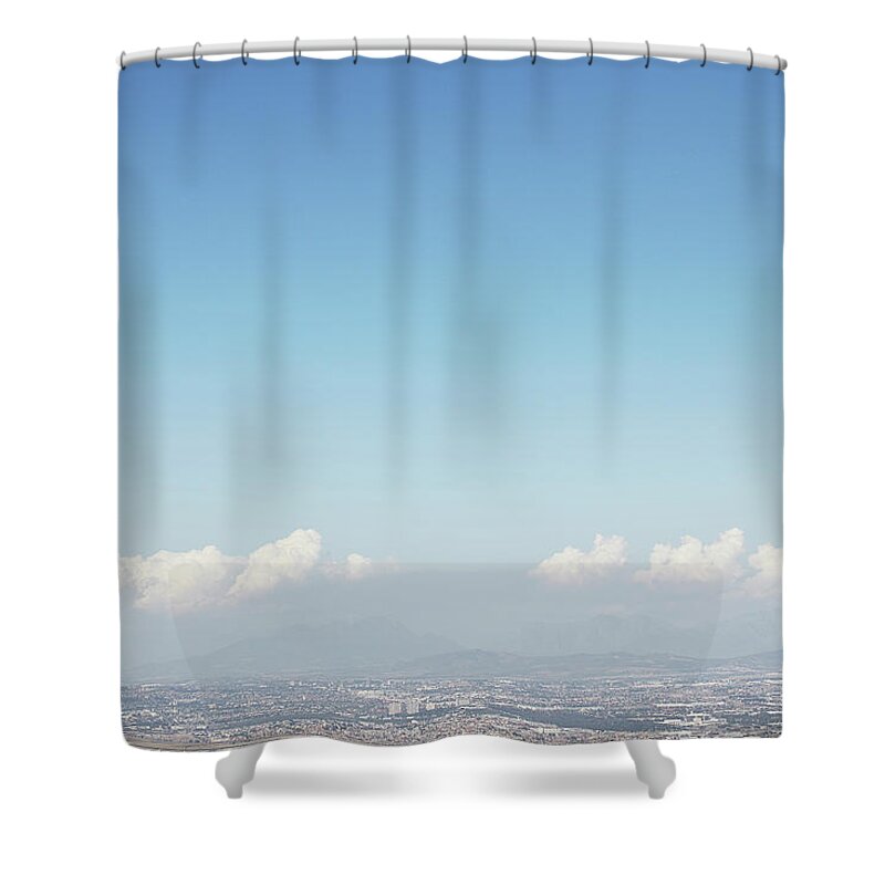Tranquility Shower Curtain featuring the photograph Clouds And Skies Over Cape Town by Michael Blann