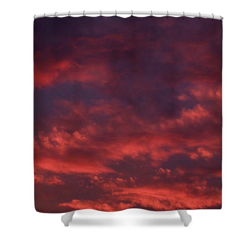Clouds Shower Curtain featuring the photograph Clouds Of Glory Panoramic by Joseph Hedaya