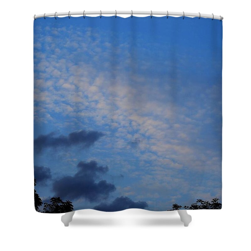 Clouds Shower Curtain featuring the photograph Clouds by PJQandFriends Photography
