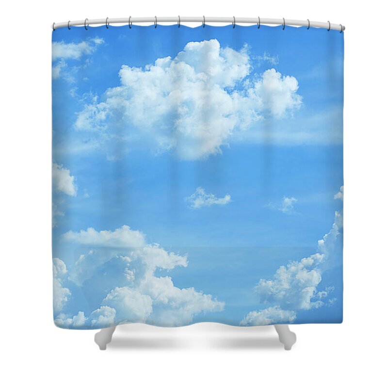 Scenics Shower Curtain featuring the photograph Cloudscape by Cactusoup