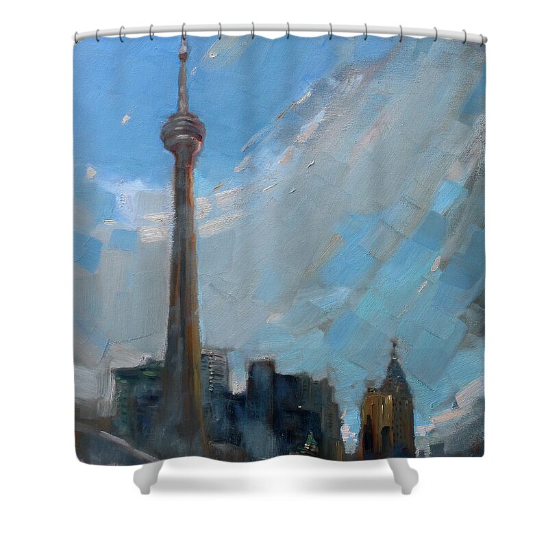 Cn Tower Shower Curtains