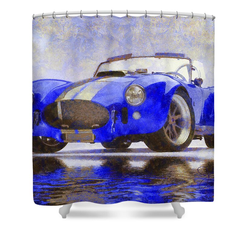 Car Shower Curtain featuring the photograph Cobra by Jack Milchanowski