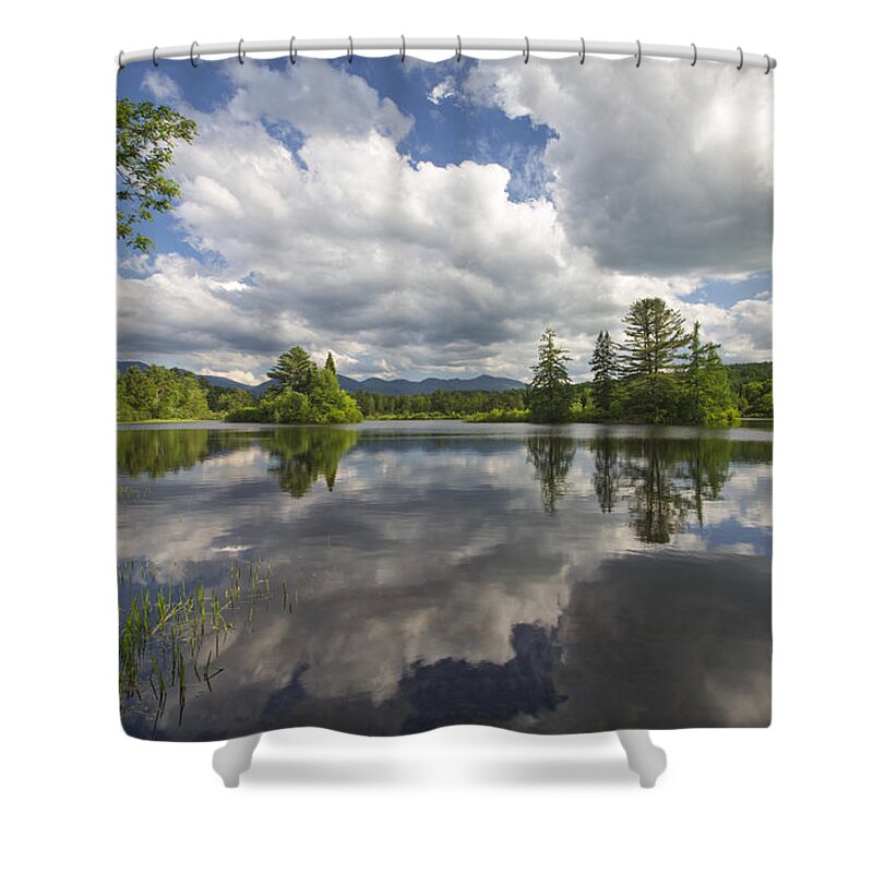 Coffin Pond Shower Curtain featuring the photograph Coffin Pond - Sugar Hill New Hampshire by Erin Paul Donovan