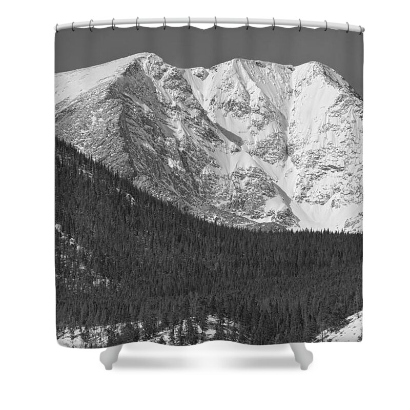 Rocky Mountains Shower Curtain featuring the photograph Colorado Ypsilon Mountain Rocky Mountain National Park by James BO Insogna