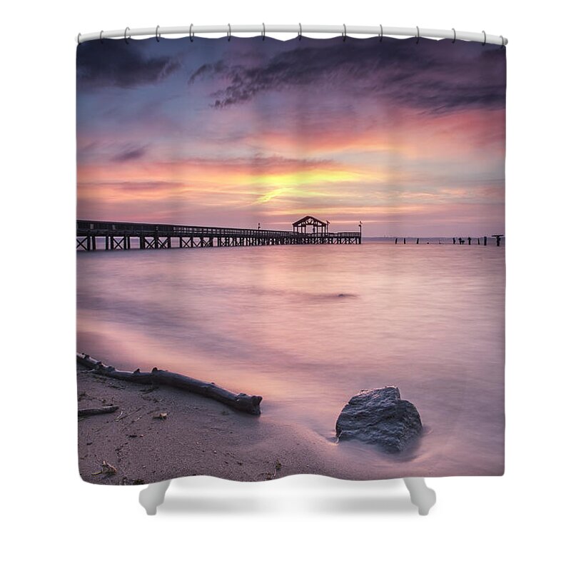 Sunrise Shower Curtain featuring the photograph Colores Del Amanecer by Edward Kreis