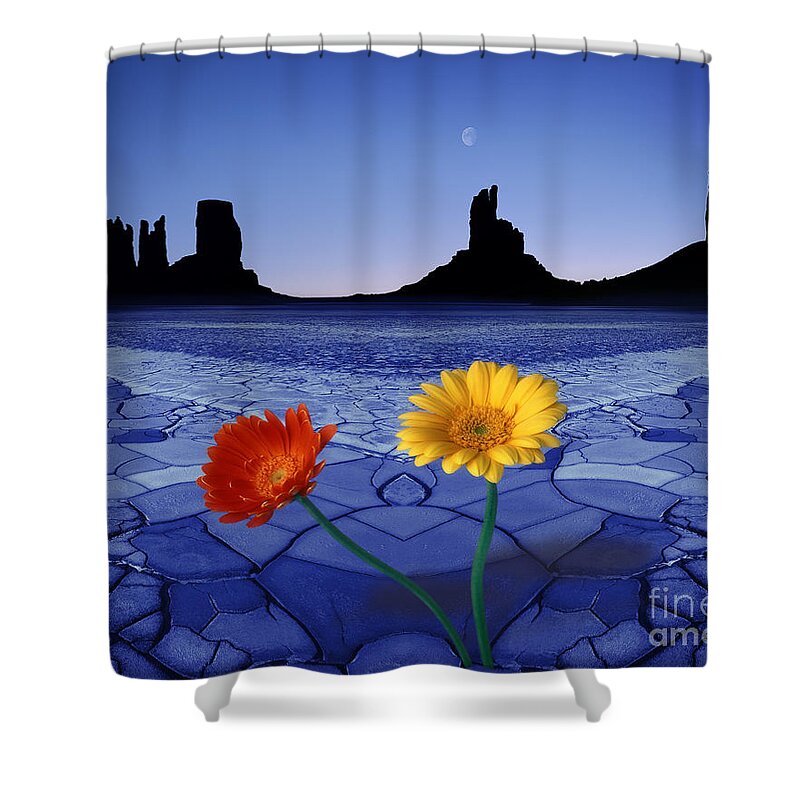 Digital Shower Curtain featuring the photograph Colors in the Valley by Edmund Nagele FRPS