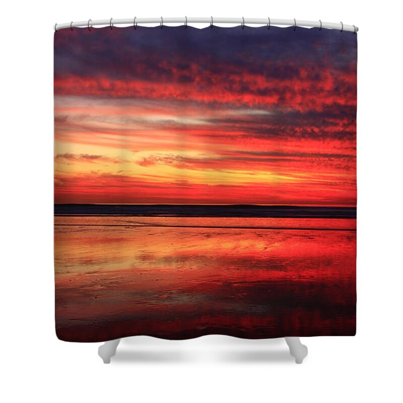 Landscapes Shower Curtain featuring the photograph Cloudburst by John F Tsumas