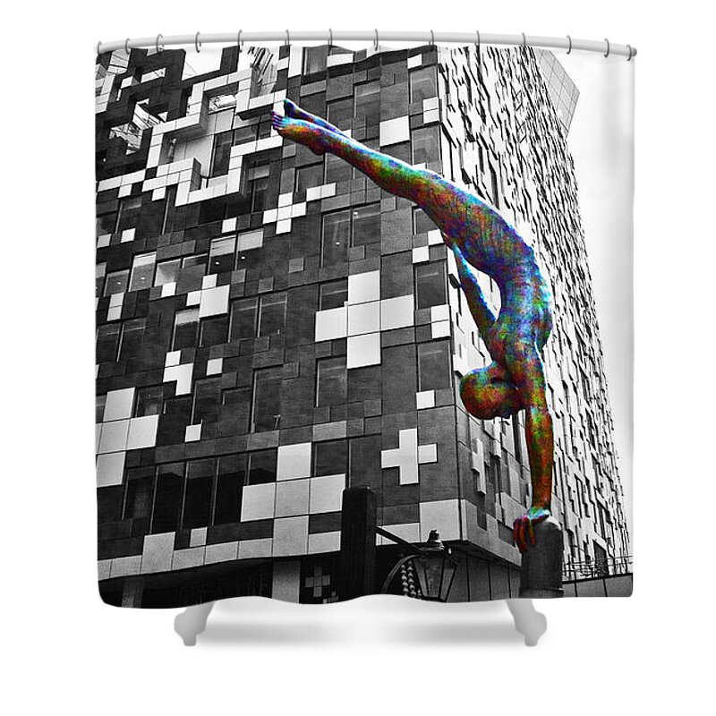 Balanced Photographs Shower Curtain featuring the photograph Colour Balance by David Davies