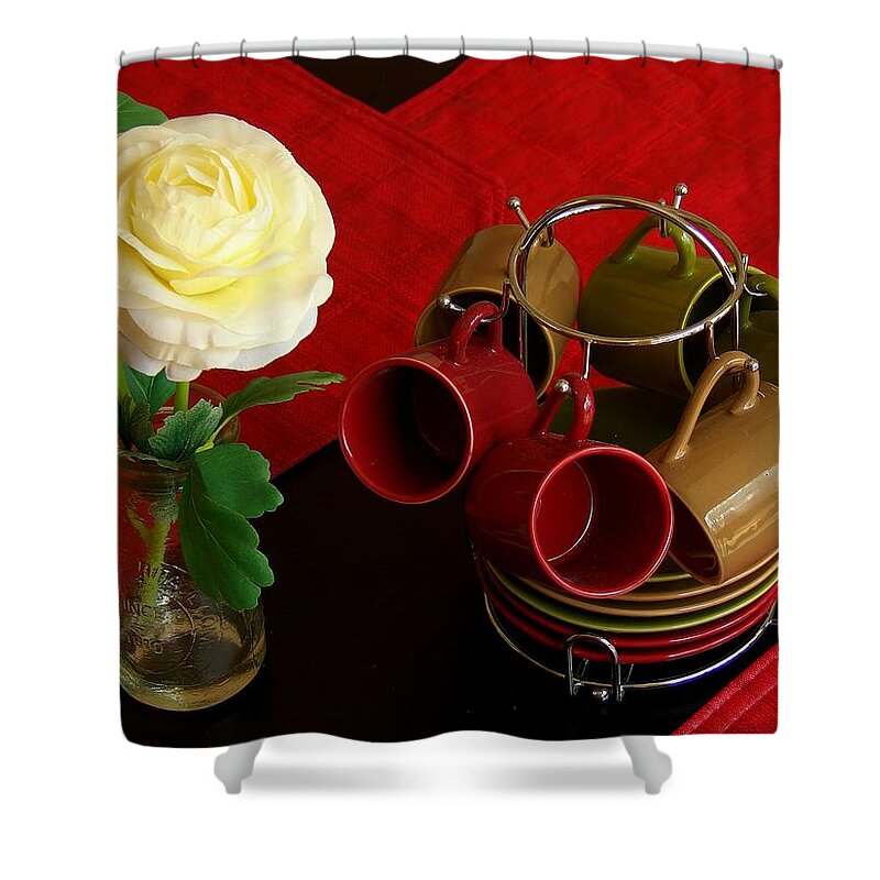 Still Life Shower Curtain featuring the photograph Comfort Zone by Rodney Lee Williams