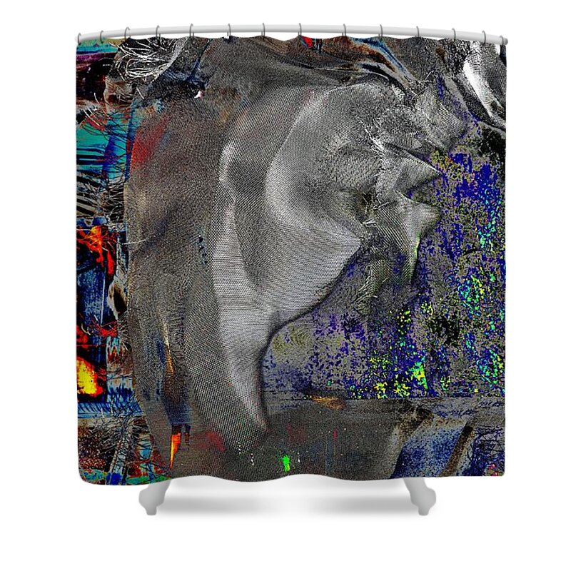 Abstract Shower Curtain featuring the photograph Complex Personality by Lauren Leigh Hunter Fine Art Photography