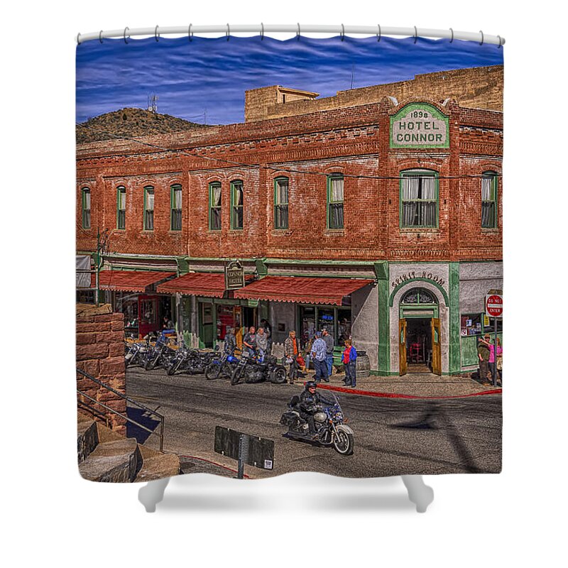 2014 Shower Curtain featuring the photograph Connor Hotel No.01 by Mark Myhaver