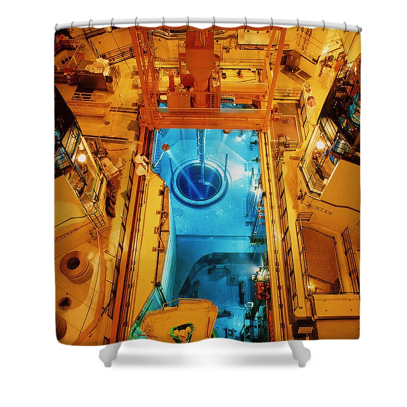 Pressurized Water Reactor Shower Curtain featuring the photograph Core Of Nuclear Plant by Yann Arthus-Bertrand