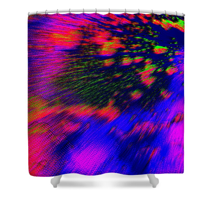 Cosmic Shower Curtain featuring the photograph Cosmic Series 010 by Larry Ward