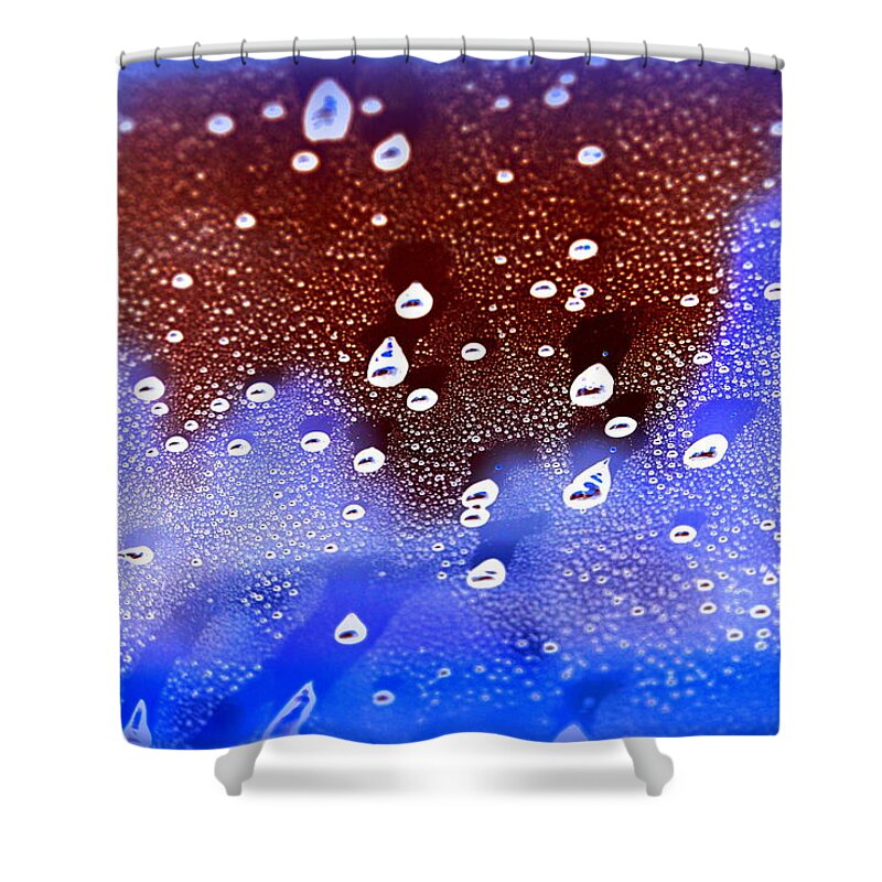 Cosmic Shower Curtain featuring the photograph Cosmic Series 013 by Larry Ward
