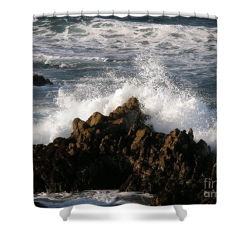 Wave Shower Curtain featuring the photograph Crashing Wave by Bev Conover