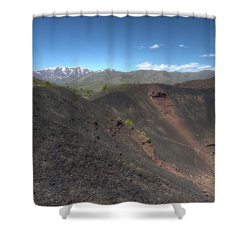 Tranquility Shower Curtain featuring the photograph Craters Of The Moon National Monument by Anna Gorin