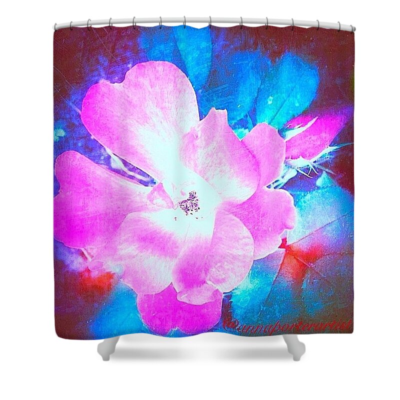 Digital Art Shower Curtain featuring the photograph Creative Energies #1 by Anna Porter