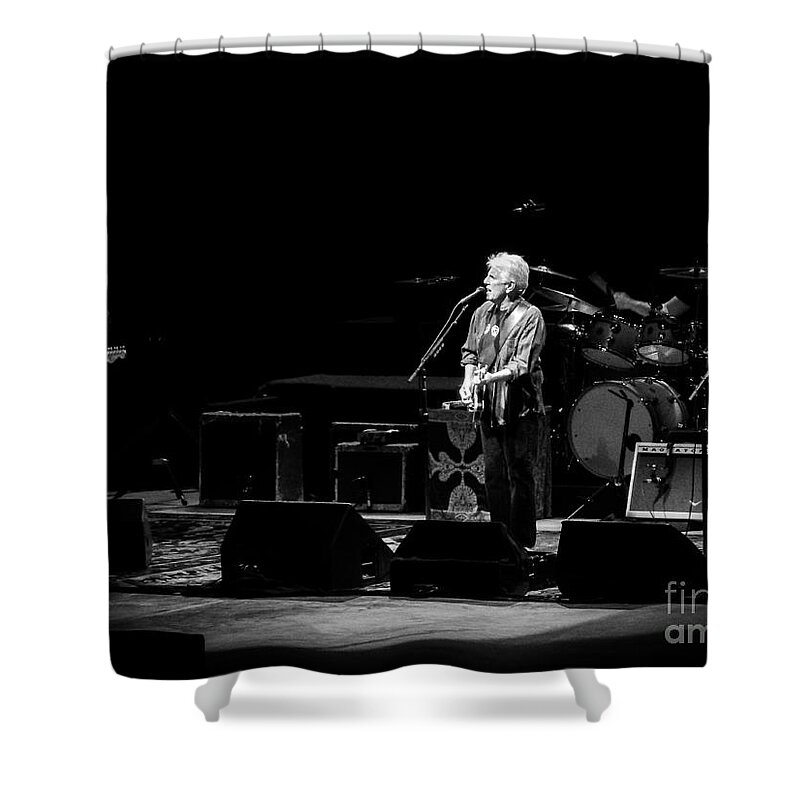 Crosby Shower Curtain featuring the photograph Crosby Stills and Nash by David Rucker