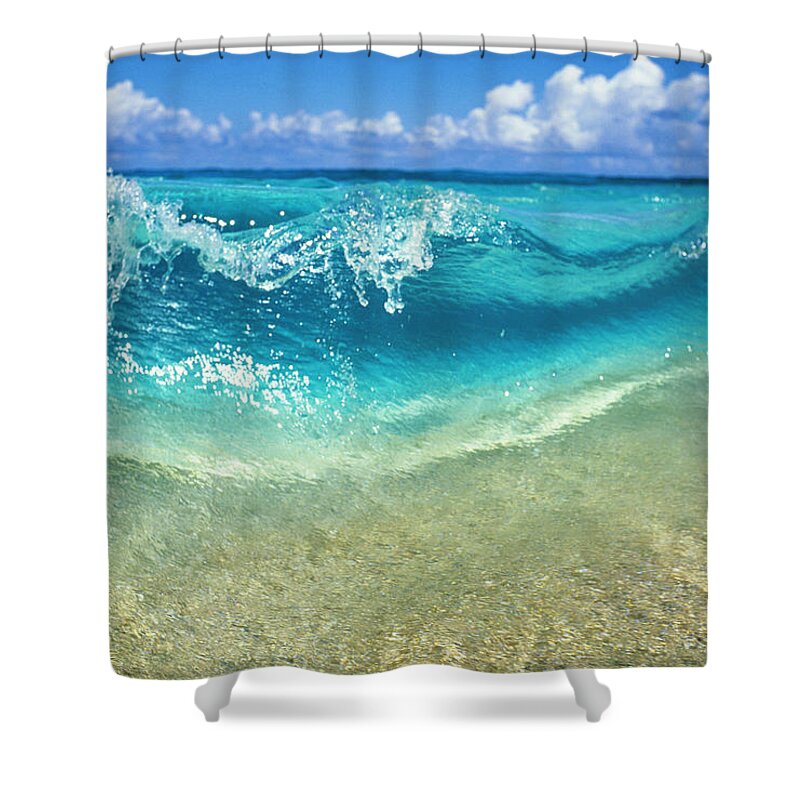Closeup Shower Curtain featuring the photograph Crystal Clear by Vince Cavataio - Printscapes