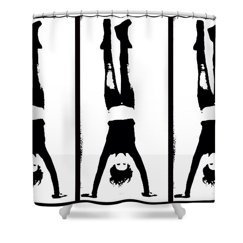  #nonobjective Shower Curtain featuring the photograph Cscr 10 by Lisa Piper