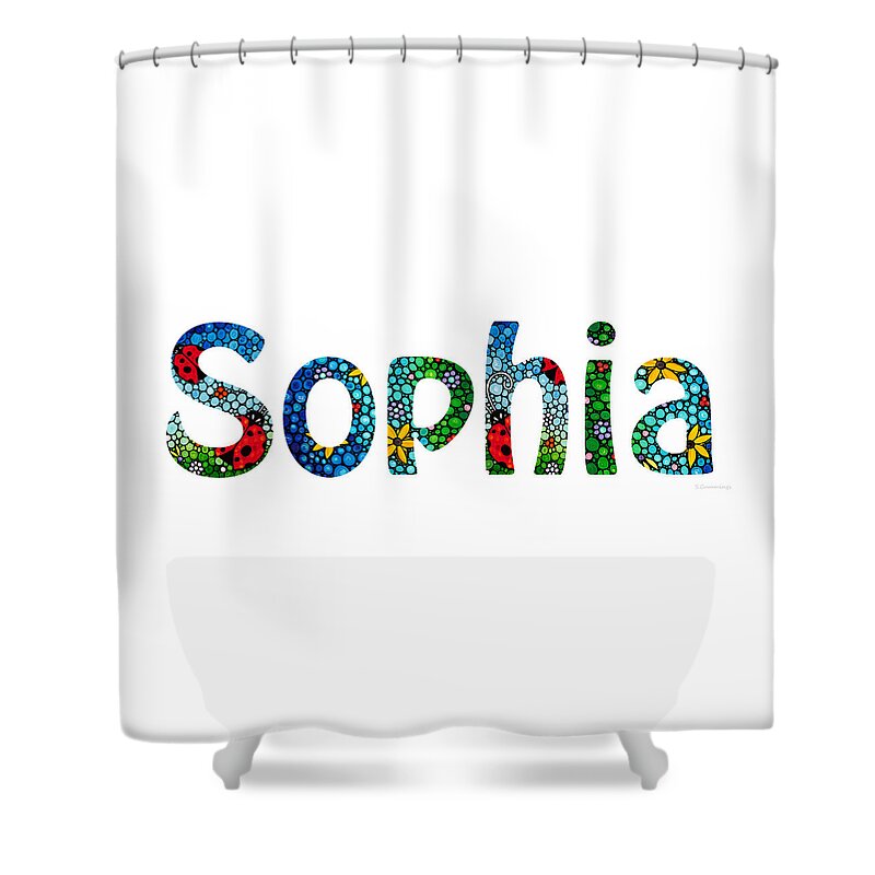 Customized Baby Kids Adults Pets Names - Sophia Name Tote Bag by Sharon  Cummings - Fine Art America