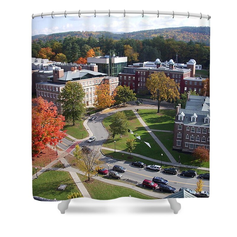 Dartmouth College Shower Curtain featuring the photograph Dartmouth college campus by Georgia Clare