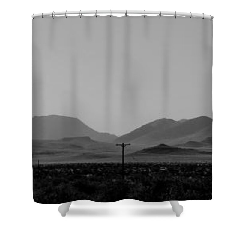 Landscape Shower Curtain featuring the photograph Davis Mountains #5 by Paul Anderson