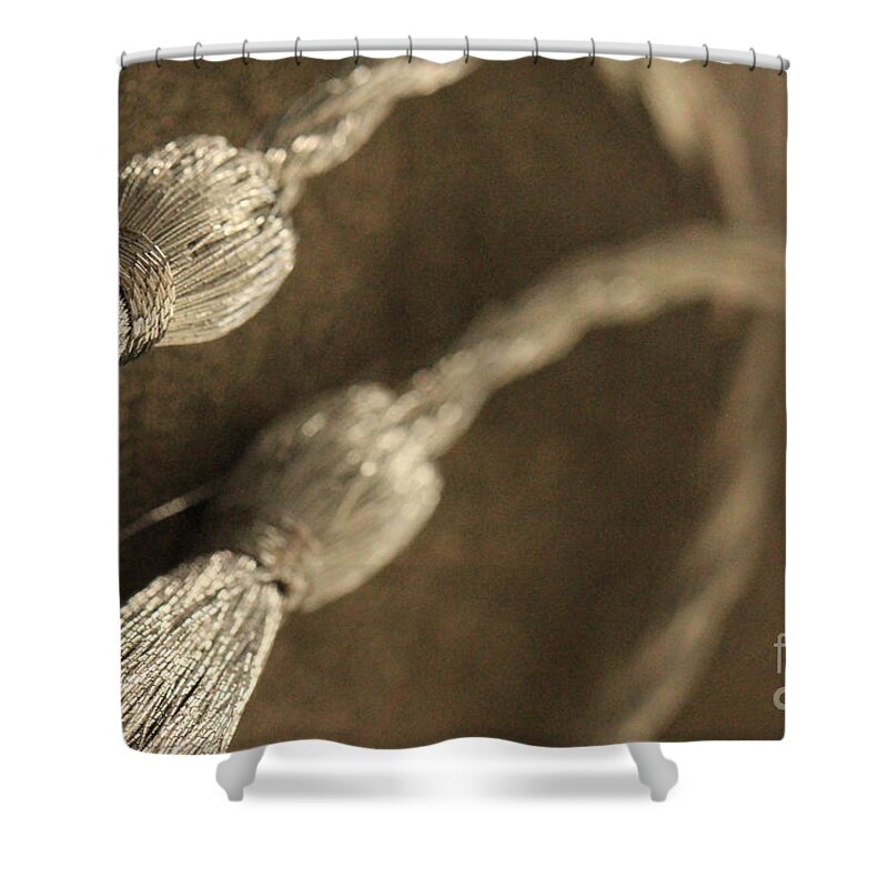  Bind Shower Curtain featuring the photograph Decorative Tassel by Amanda Mohler