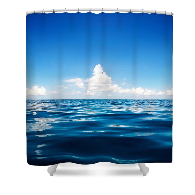 Sea Shower Curtain featuring the photograph Deep Blue by Nicklas Gustafsson