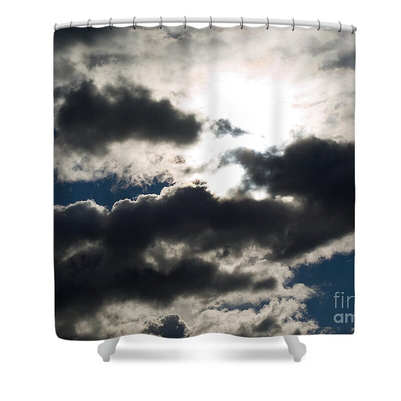Sky Shower Curtain featuring the photograph Deep Blue by Tara Lynn