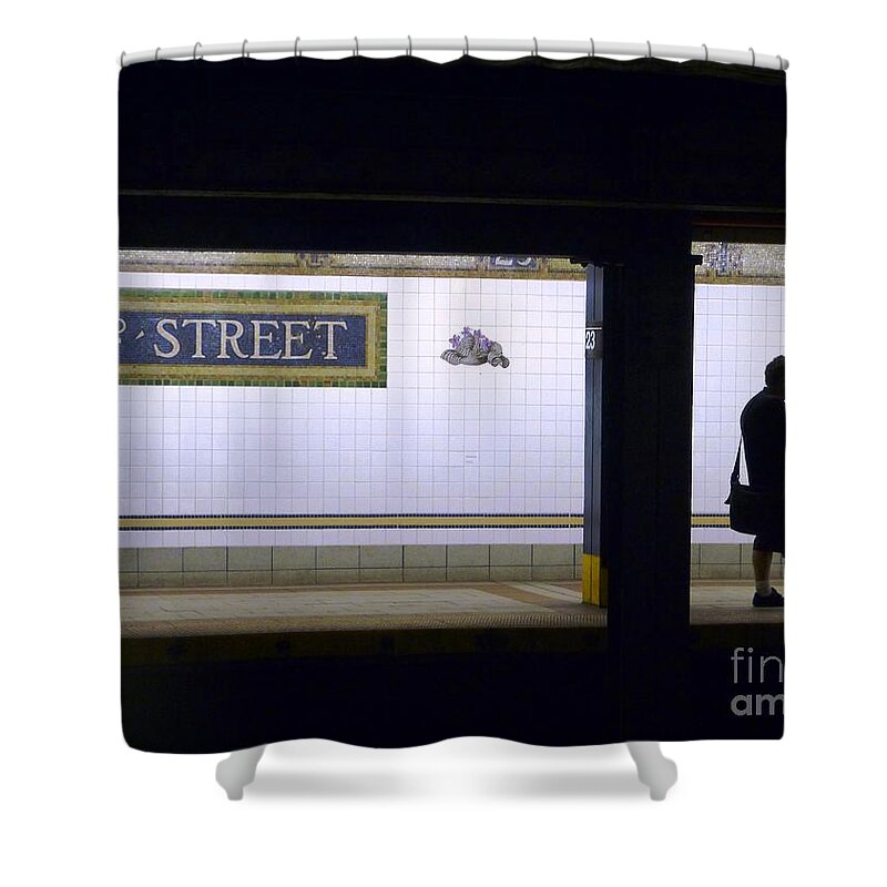 New York Shower Curtain featuring the photograph Deep in Thoughts by Marguerita Tan