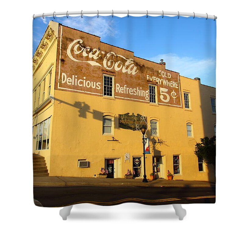 Coca-cola Shower Curtain featuring the photograph Delicious Refreshing by Joseph C Hinson