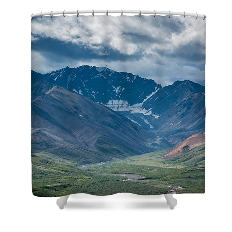 Mountain Shower Curtain featuring the photograph Denali National Park by Andrew Matwijec
