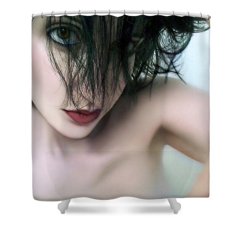 Denial Shower Curtain featuring the photograph Denials Downward Spiral by Jaeda DeWalt