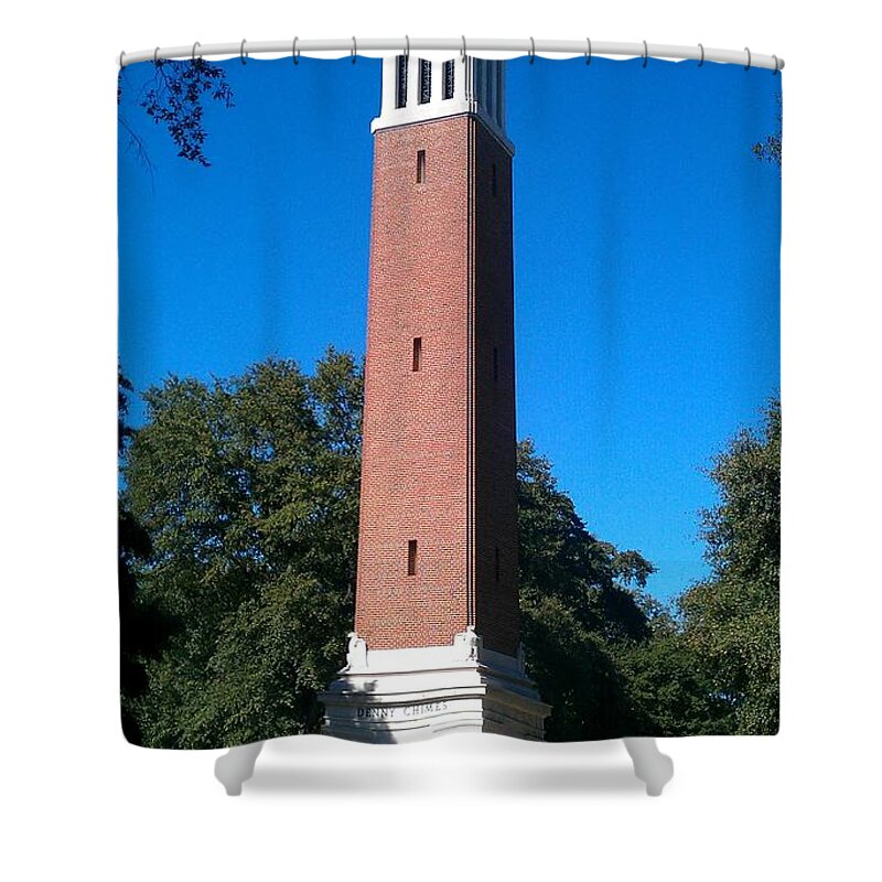 Gameday Shower Curtain featuring the photograph Denny Chimes by Kenny Glover