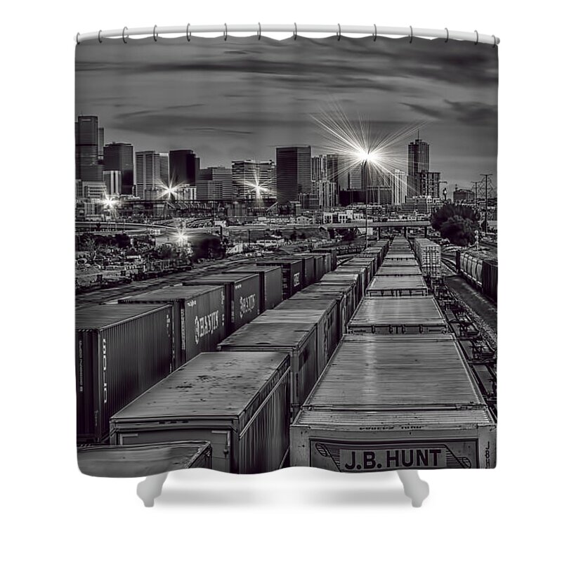 Colorado Shower Curtain featuring the photograph Denver's Underbelly by Kristal Kraft