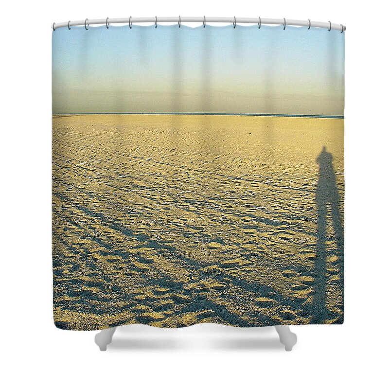 Beach Shower Curtain featuring the photograph Desert Like by David Nicholls