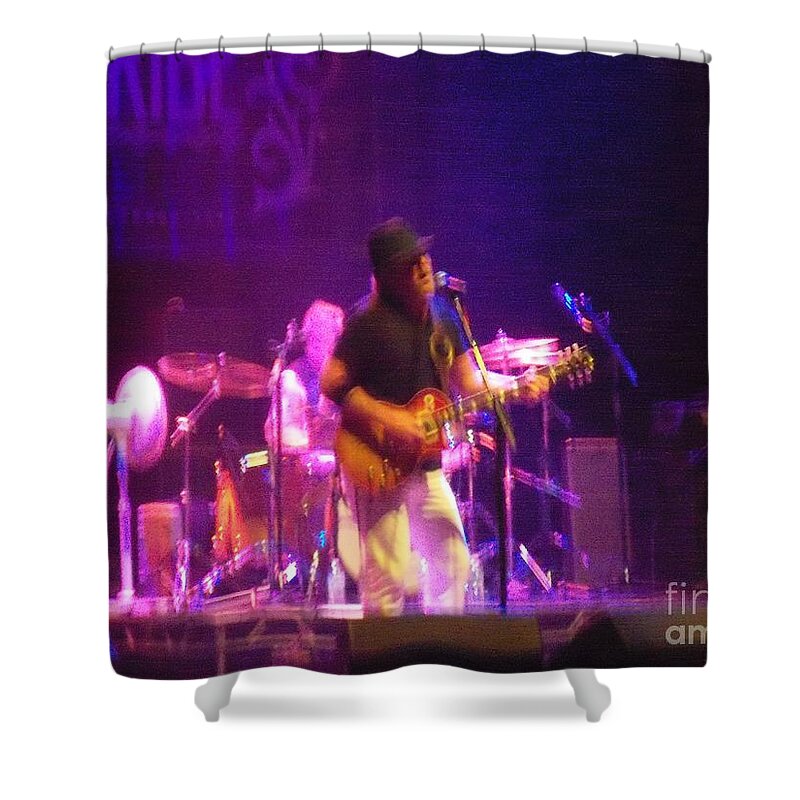  Shower Curtain featuring the photograph Devon Allman by Kelly Awad