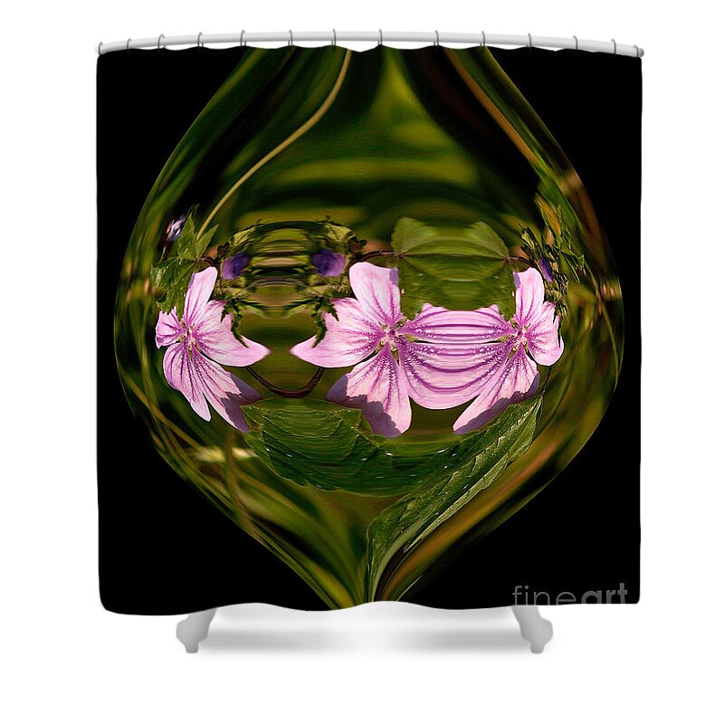 Dew Drop Shower Curtain featuring the photograph Dew Drop by Art by Magdalene