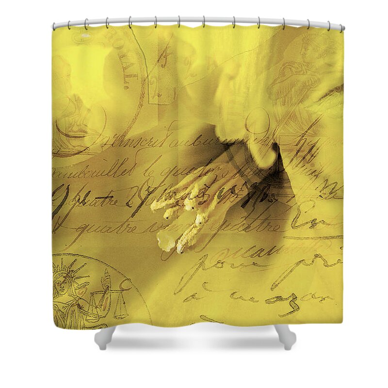 Daffodils Shower Curtain featuring the photograph Diary of a Buttercup Soft by Lesa Fine