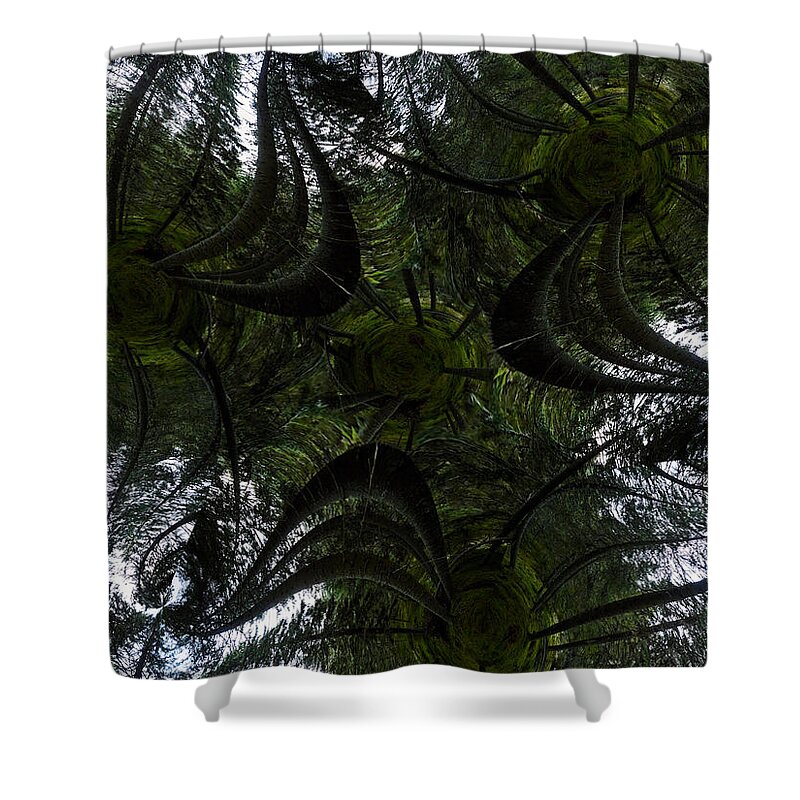 Finland Shower Curtain featuring the photograph Digital Jungle by Jouko Lehto
