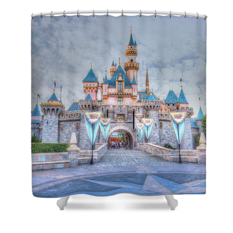 Sleeping Beauty Shower Curtain featuring the photograph Disney Magic by Heidi Smith