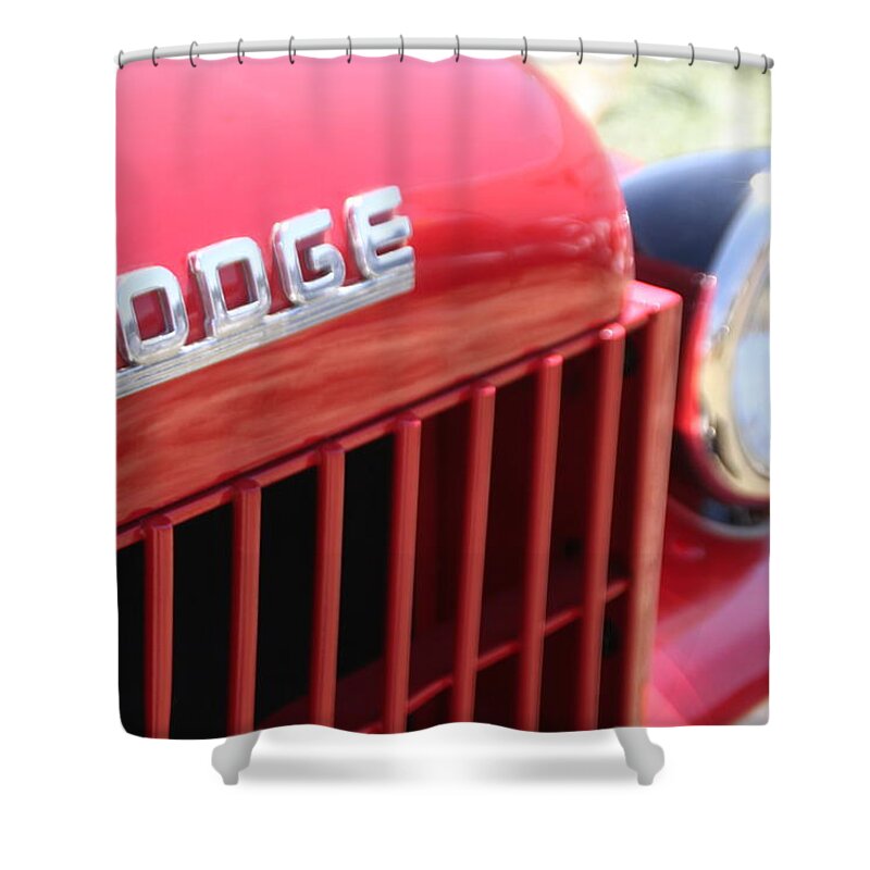 Dodge Shower Curtain featuring the photograph Dodge by David S Reynolds