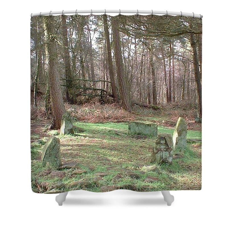 Stone Shower Curtain featuring the photograph Doll's Tor by Asa Jones