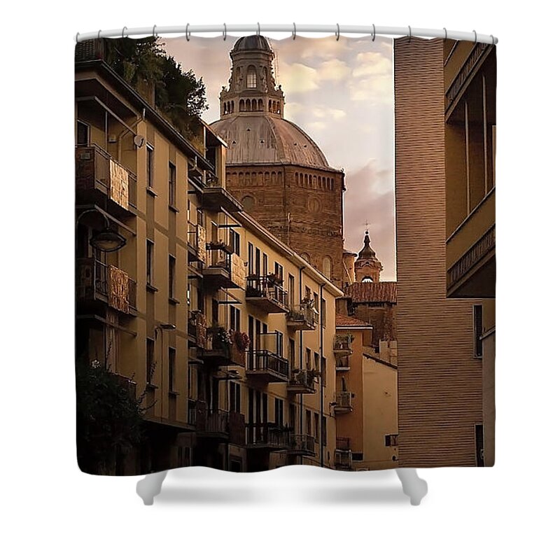 Dawn Shower Curtain featuring the photograph Dome by Silvana Magnaghi