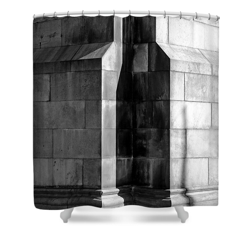 Domkyrkan Shower Curtain featuring the photograph Domkyrkan Lund SE A 01 by JustJeffAz Photography