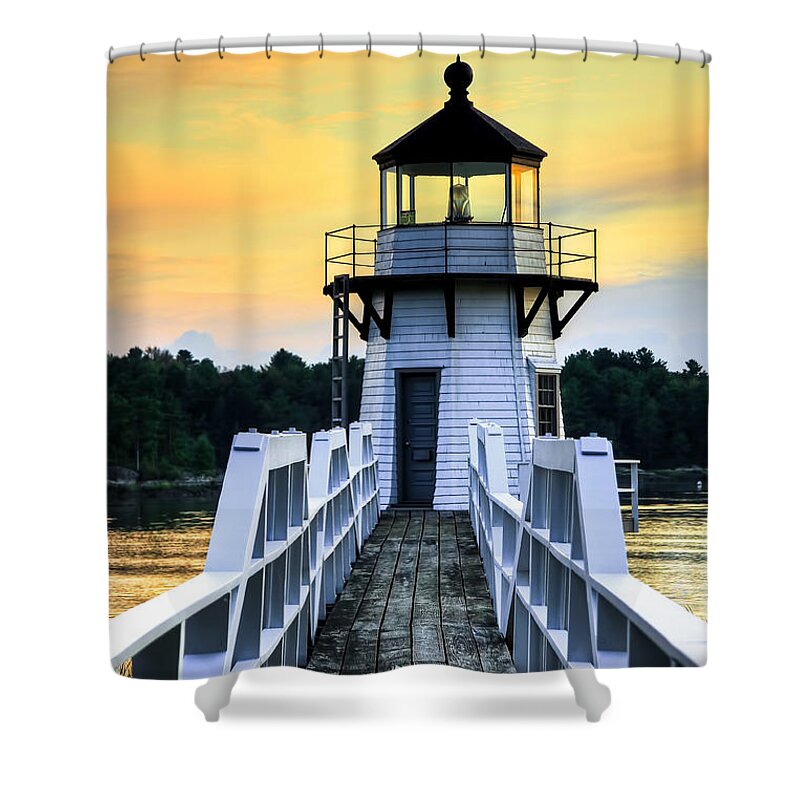 Landscape Shower Curtain featuring the photograph Double Love by Brenda Giasson